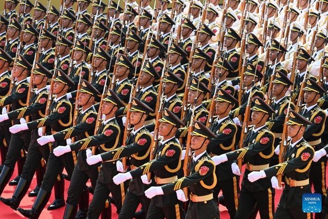 中国举行世界反法西斯战争胜利80周年大会- Ảnh 8.