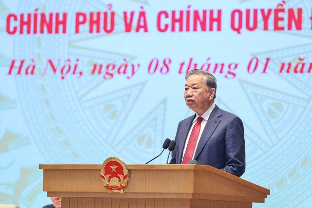 苏林总书记：迈向新时期需从根本上转变发展理念，创新管理方式和优化资源配置- Ảnh 1.