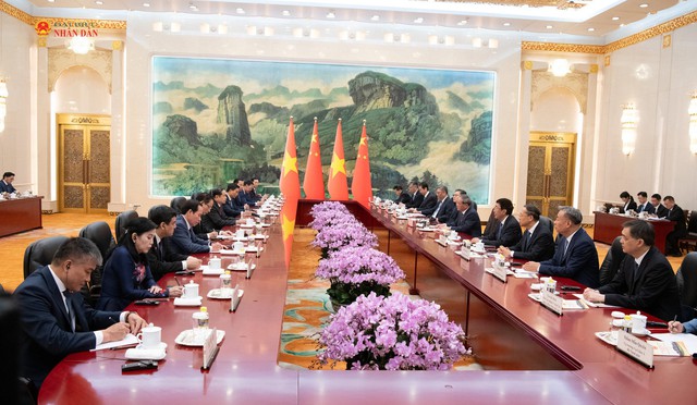 陈青敏主席会见中国国务院总理李强- Ảnh 2.