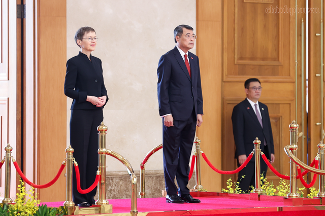 黎明兴总理主持迎接仪式欢迎列支敦士登首相正式访问越南
- Ảnh 1.