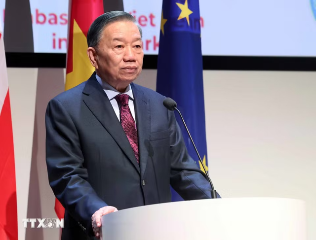 越共中央总书记、国家主席苏林出席越南—丹麦企业论坛- Ảnh 2.