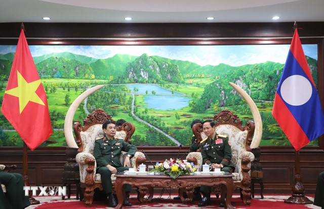 越老两军继续深化合作- Ảnh 1.