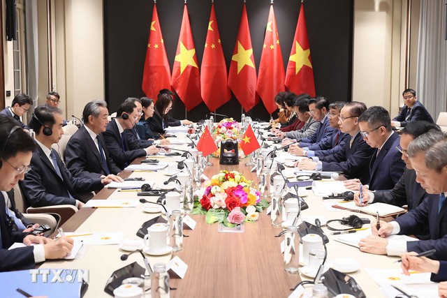 越中两国外交部长进行战略沟通- Ảnh 2.