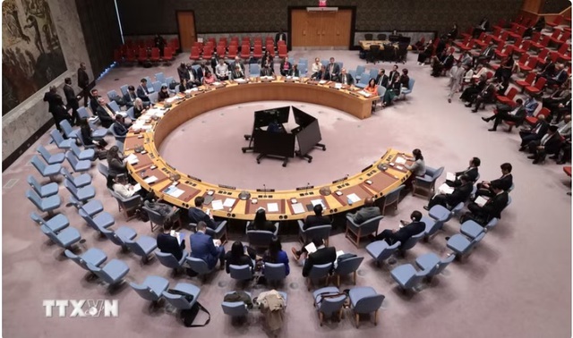 越南代表出席联合国安理会海上安全问题高级别公开辩论会 强调遵守国际法- Ảnh 1.