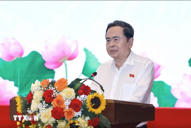 越南政府总理黎明兴和国会主席陈青敏会见各家媒体机构负责人- Ảnh 3. 越南政府总理黎明兴和国会主席陈青敏会见各家媒体机构负责人- Ảnh 3.