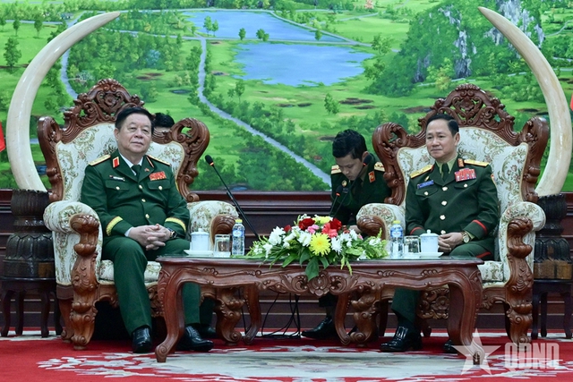 越老两军持续深化全方位合作- Ảnh 1.