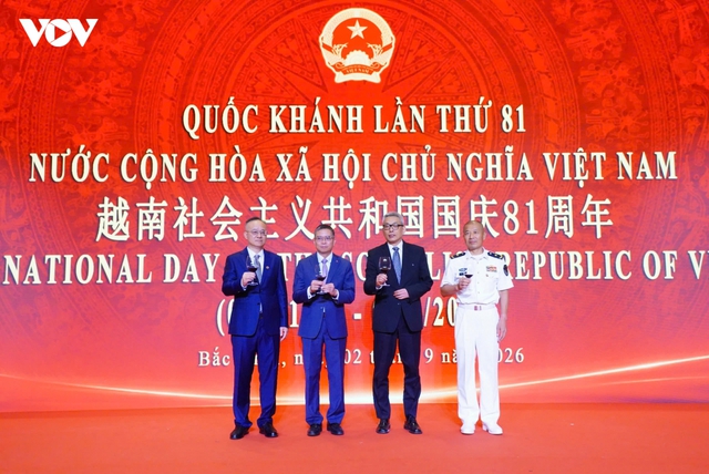 越南驻中国大使馆举行越南国庆81周年招待会- Ảnh 1.