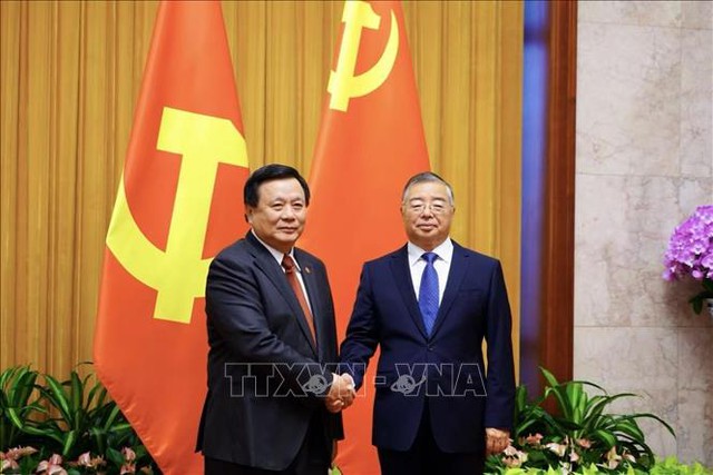 越中两党加强治党治国经验交流- Ảnh 1.