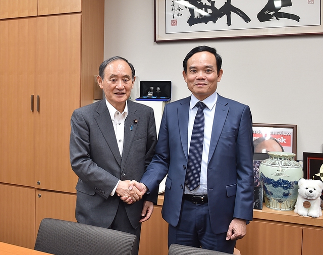 Chùm ảnh: Phó Thủ tướng Trần Lưu Quang thăm Nhật Bản - Ảnh 2.