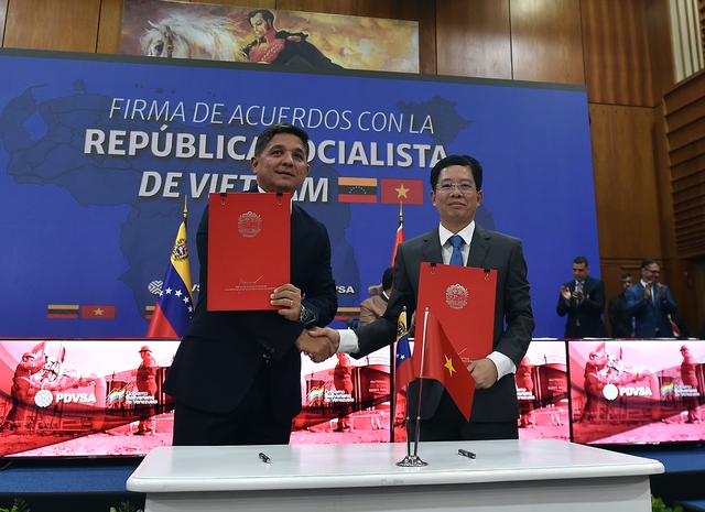 Chùm ảnh: Phó Thủ tướng Trần Lưu Quang thăm chính thức Venezuela- Ảnh 6.