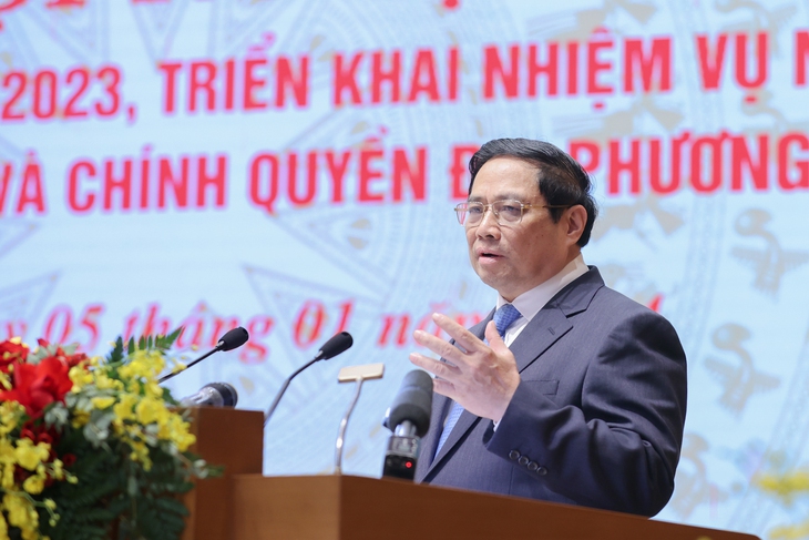 Thủ tướng Phạm Minh Chính: 5 quyết tâm và 10 nhóm nhiệm vụ, giải pháp trọng tâm trong năm 2024 - Ảnh 3. Thủ tướng Phạm Minh Chính: 5 quyết tâm và 10 nhóm nhiệm vụ, giải pháp trọng tâm trong năm 2024 - Ảnh 3.