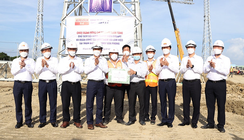 Xuân sớm trên các công trình Truyền tải điện trọng điểm - Ảnh 1.