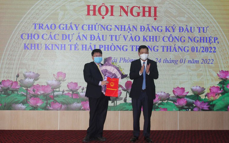 Hải Phòng: Trao chứng nhận đăng ký đầu tư 5 dự án, tổng vốn 229 triệu USD - Ảnh 1.