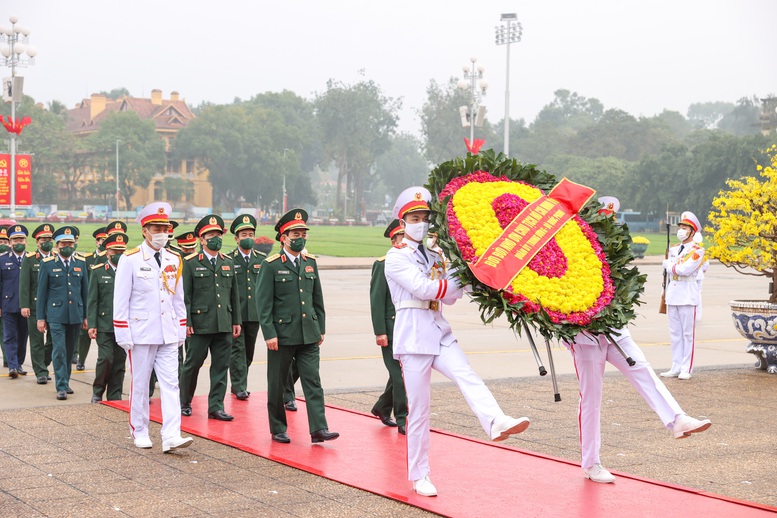 Lãnh đạo Đảng, Nhà nước viếng Lăng - Ảnh 3.