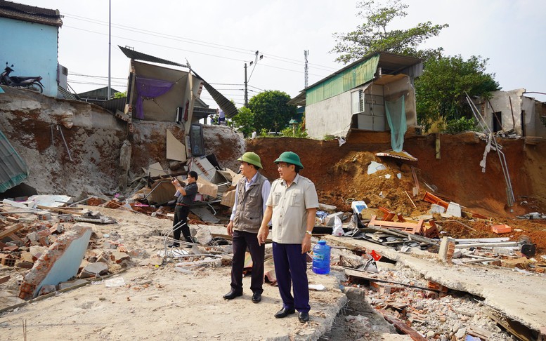 Quảng Trị hỗ trợ gia đình nạn nhân tại khu vực sạt lở