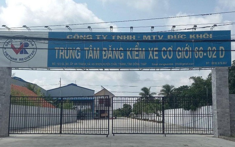 Đình chỉ Trung tâm đăng kiểm xe cơ giới tư nhân ở Đồng Tháp do sai phạm