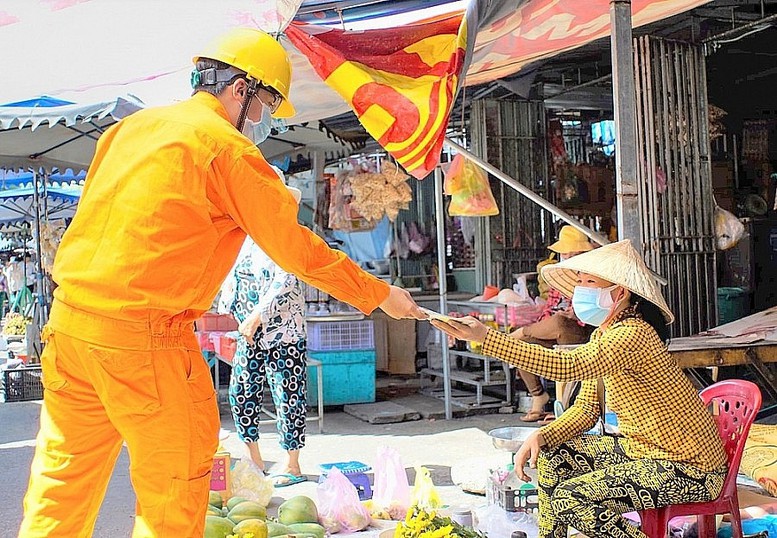 EVNSPC chủ động các biện pháp tuyên truyền phòng chống cháy nổ - Ảnh 1.