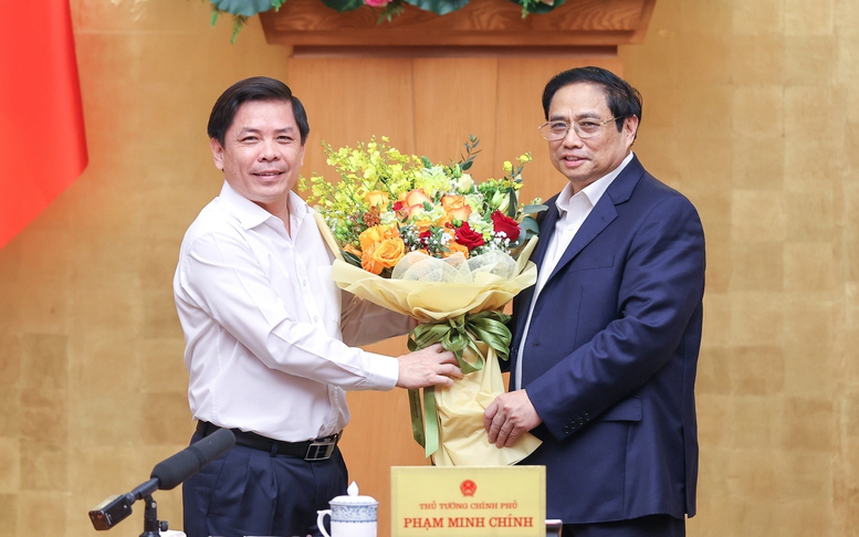 Thủ tướng đánh giá cao đóng góp của đồng chí Nguyễn Văn Thể cho Chính phủ và ngành giao thông vận tải
