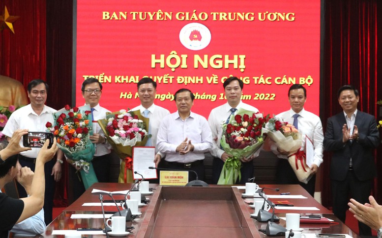 Ban Tuyên giáo Trung ương công bố quyết định bổ nhiệm nhân sự mới