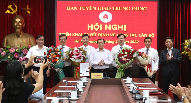 Ban Tuyên giáo Trung ương bổ nhiệm nhân sự mới - Ảnh 2.