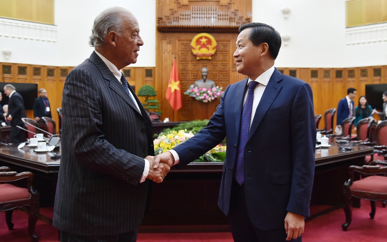 Phó Thủ tướng Lê Minh Khái tiếp Đoàn lãnh đạo các doanh nghiệp hàng đầu của Thụy Sỹ