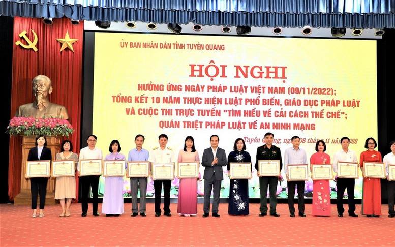 Tuyên Quang tổng kết 10 năm thực hiện Luật Phổ biến, giáo dục pháp luật