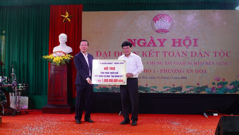 Thường trực Ban Bí thư dự Ngày hội Đại đoàn kết toàn dân tộc tại Thừa Thiên Huế trong - Ảnh 4.