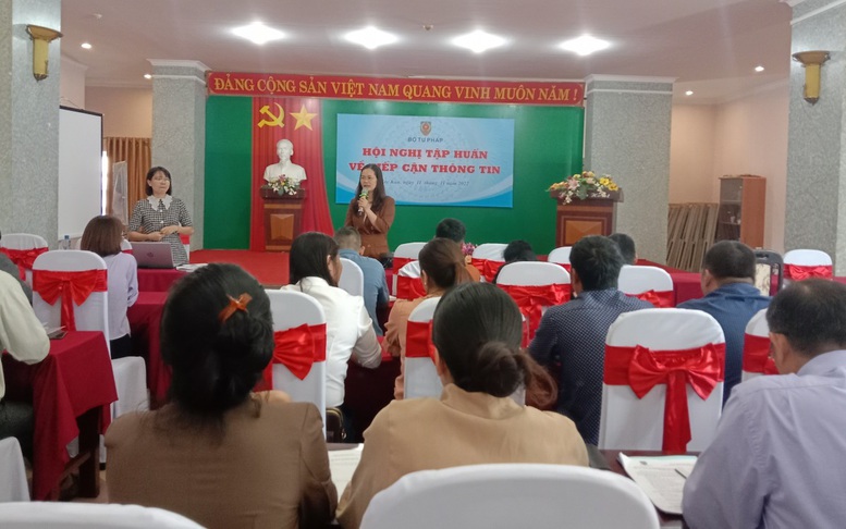 Bộ Tư pháp tổ chức hội nghị tập huấn về tiếp cận thông tin cho một số đơn vị cấp xã tại Bắc Kạn