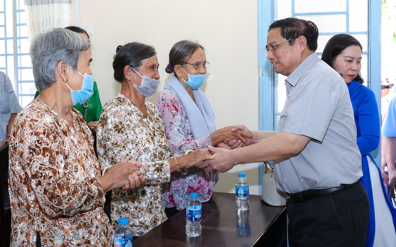 Chùm ảnh: Thủ tướng Phạm Minh Chính dự Ngày hội Đại đoàn kết tại Phong Điền, Cần Thơ