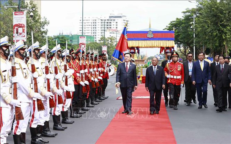 Củng cố, phát triển hơn nữa quan hệ hữu nghị hợp tác Việt Nam-Campuchia - Ảnh 1.