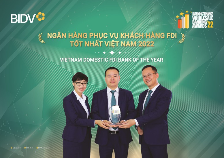 BIDV phục vụ khách hàng FDI tốt nhất Việt Nam năm 2022 (01/11) - Ảnh 1.