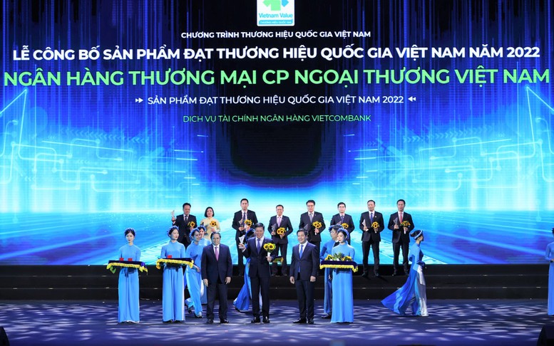 Vietcombank lần thứ 8 liên tiếp đạt Thương hiệu quốc gia Việt Nam