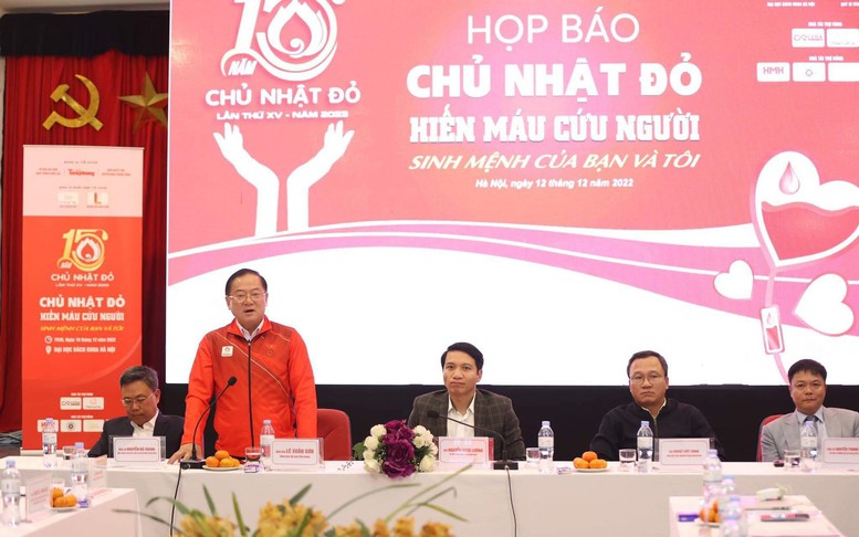 Khởi động chuỗi ngày hiến máu tình nguyện Chủ nhật Đỏ 2023