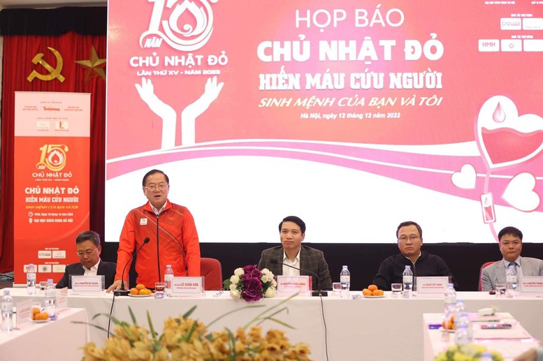 Khởi động chuỗi ngày hiến máu tình nguyện “Chủ nhật Đỏ” 2023 - Ảnh 1.