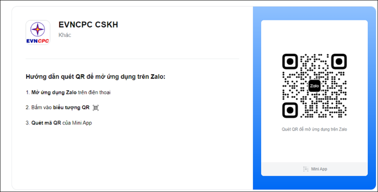 EVNCPC: Phát triển ứng dụng chăm sóc khách hàng mini app trên hệ sinh thái Zalo - Ảnh 3.
