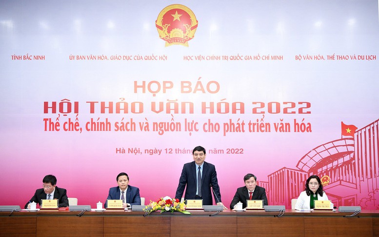 Gỡ 'điểm nghẽn' về thể chế, chính sách, nguồn lực tại Hội thảo Văn hóa 2022