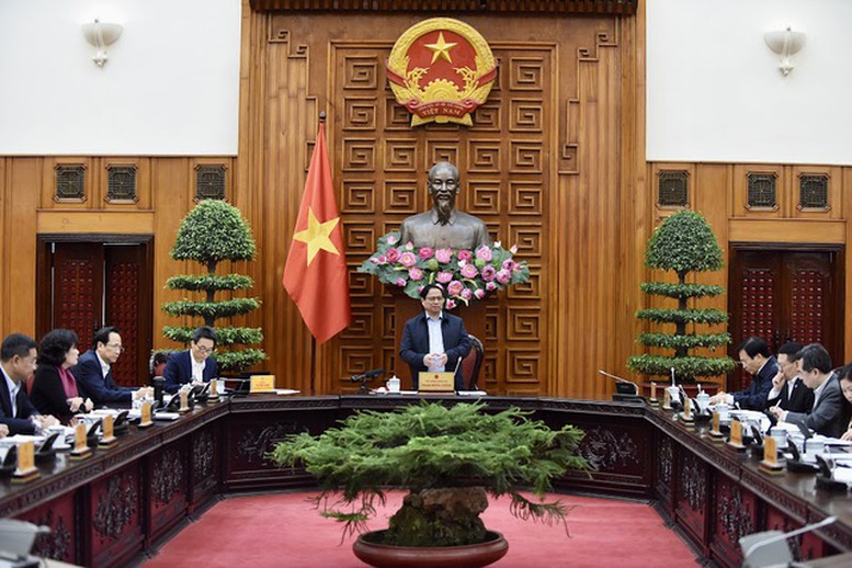 Thủ tướng chủ trì cuộc họp về điều hành chính sách tài khóa, chính sách tiền tệ, kinh tế vĩ mô - Ảnh 2.