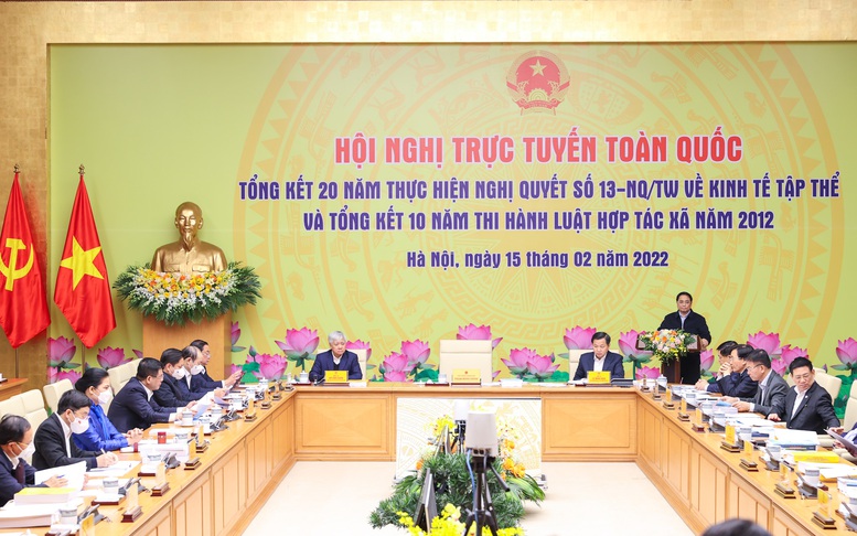 Thủ tướng chủ trì Hội nghị trực tuyến toàn quốc về kinh tế tập thể, HTX