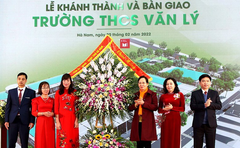 Khánh thành ngôi Trường THCS hiện đại nhất, khang trang nhất tỉnh Hà Nam - Ảnh 1.