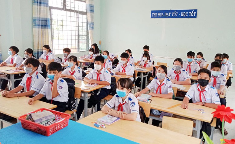 78.86% học sinh của toàn bộ các cấp học trên cả nước đến trường - Ảnh 1.