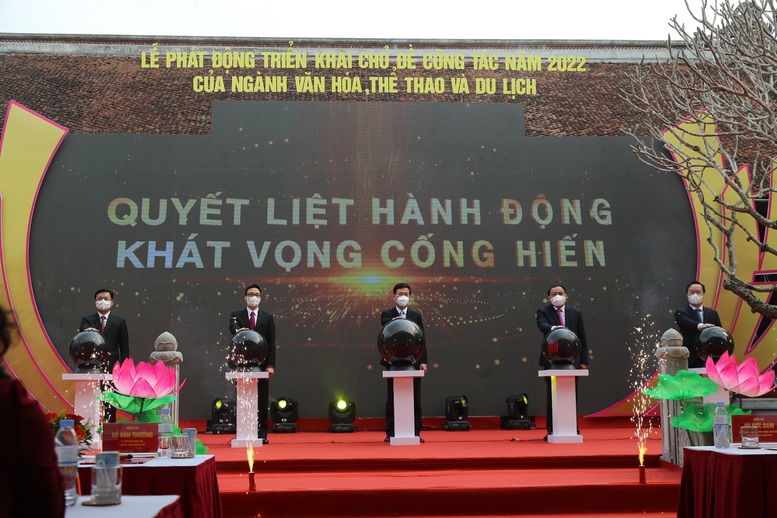 Bộ VHTT&DL phát động triển khai chủ đề công tác năm 2022 - Ảnh 1.