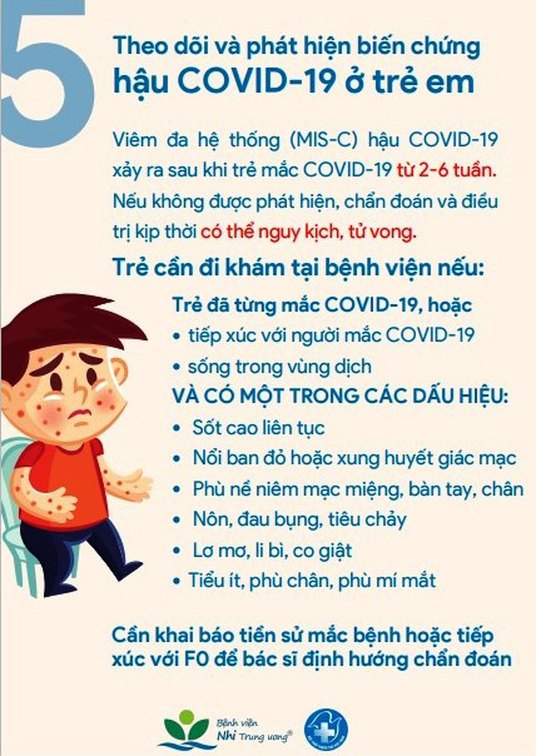 Bệnh viện Nhi Trung ương hướng dẫn chăm sóc trẻ F0 tại nhà - Ảnh 9.