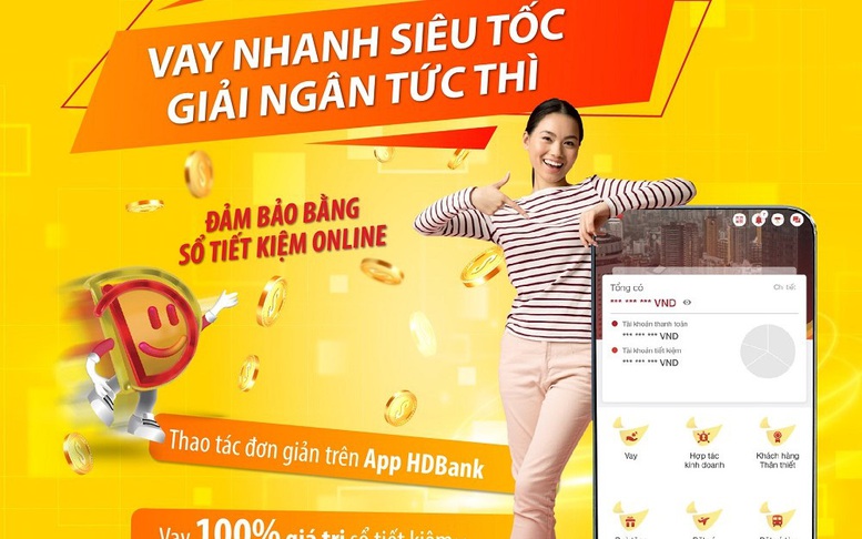 HDBank ra mắt ứng dụng 'vay nhanh siêu tốc, giải ngân tức thì'