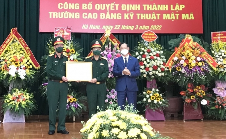 Thành lập Trường CĐ Kỹ thuật Mật mã, Bộ Tổng Tham mưu - Ảnh 1.