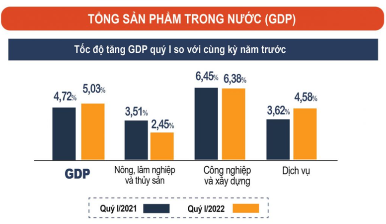 Kinh tế quý I khởi sắc, GDP tăng 5,03% - Ảnh 1.