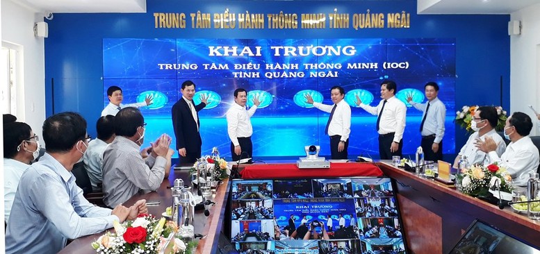 Quảng Ngãi: Khai trương Trung tâm điều hành thông minh, hướng tới chính quyền số - Ảnh 1.