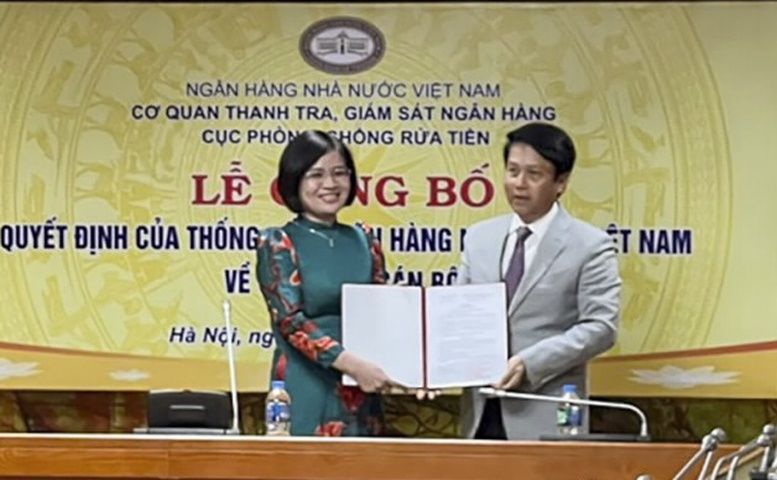 Bổ nhiệm lãnh đạo Cục Phòng, chống rửa tiền; Cơ quan Thanh tra, giám sát ngân hàng - Ảnh 1.