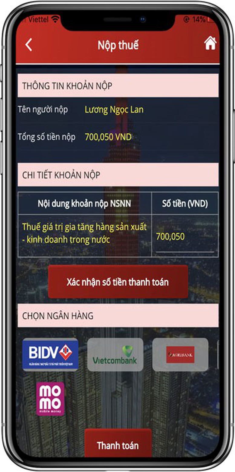 Tổng cục Thuế hướng dẫn cài đặt eTax Mobile, nộp thuế bằng điện thoại di động - Ảnh 7.