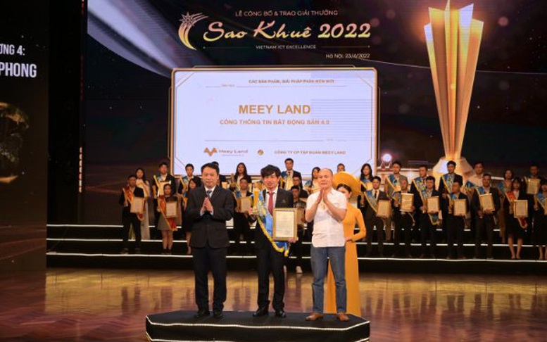 Tập đoàn Meey Land được vinh danh tại Lễ công bố và Trao giải thưởng Sao Khuê 2022