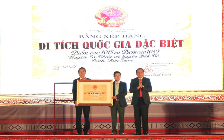 Kon Tum đón nhận Bằng xếp hạng Di tích quốc gia đặc biệt